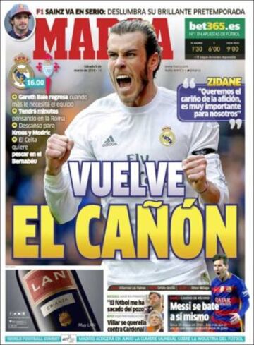 Portadas de la prensa mundial