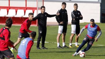 De Tomás y Álex Moreno, durante una sesión.