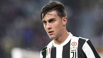 El futbolista argentino de la Juventus, Paulo Dybala, durante un partido.