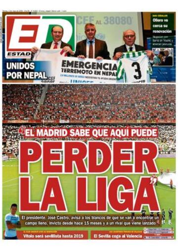 Portadas de la prensa deportiva