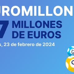Euromillones: comprobar los resultados del sorteo de hoy, viernes 23 de febrero
