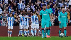 Real Sociedad 2 - Barcelona 2: resumen, resultado y goles