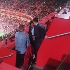 Sergio Fernández vio el viernes el Athletic-Almería