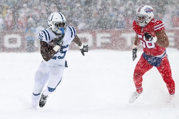 El New Era Field de Buffalo se pintó de blanco con la espectacular nevada que cayó en el juego entre los Indianapolis Colts y los Buffalo Bills. El juego terminó 13-7 en favor de los Bills. La temperatura estaba en -2 grados centígrados con vientos de 29 kilómetros por hora.