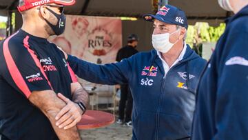 Carlo Sainz con Al Rajhi en Andaluc&iacute;a.