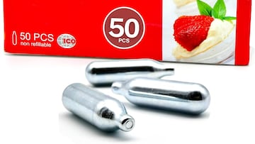 Cápsulas óxido nitroso