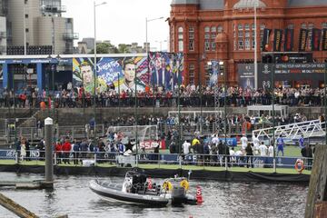 Panorámica de la Fan Zone.