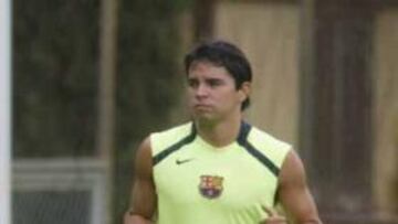 <B>UNA TEMPORADA.</B> El argentino no jugará en el Espanyol, sino en el Sevilla, club al que ha sido cedido por un año.