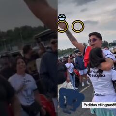 Fan de Pumas le pide matrimonio a su pareja en el estacionamiento del Estadio Azteca