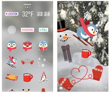 SuperZoom y filtros para felicitar la Navidad con Instagram