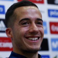 Lucas Vázquez: "Contra Argentina, si está Messi, mejor…"