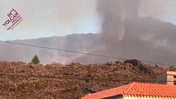Asustan: las imágenes y sonidos del volcán tras derrumbarse su flanco norte