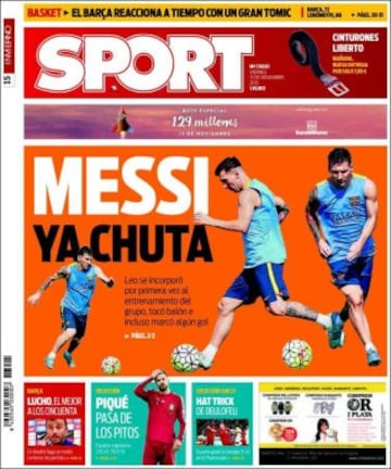 Portadas de la prensa mundial