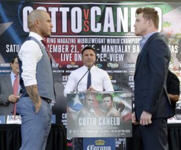 Así inció la promoción de la pelea Canelo-Cotto