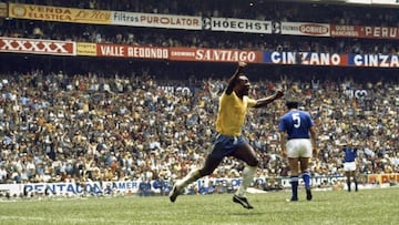 Pelé es uno de los futbolistas más grandes en la historia, en el Mundial de México 1970 falló un gol en una de las mejores jugadas en la historia del futbol