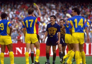 Se puede describir todo en una sola palabra "El tucazo".
En la final de la temporada 1990-1991 con un soberbio gol del "Tuca", los Pumas derrotaron al América. La potencia, el sello del brasileño.
