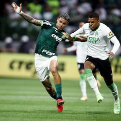 Richard Ríos sonríe: Goleada y liderato en Brasil