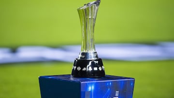  The Champions Trophy during the game Atlante vs Tampico Madero FC, corresponding to Great Finals second leg match of the Liga de Expansion MX, Torneo Apertura Grita Mexico A21, at Ciudad de los Deportes Stadium, on December 18, 2021.

<br><br>

Trofeo de Campeon durante el partido Atlante vs Tampico Madero FC, correspondiente al partido de vuelta de la Gran Final de la Liga de Expansion MX del Torneo Apertura Grita Mexico A21, en el Estadio Ciudad de los Deportes, el 18 de Diciembre de 2021.