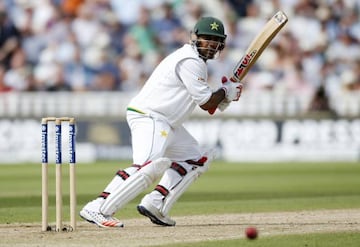 Pakistan's Sarfraz Ahmed in action.