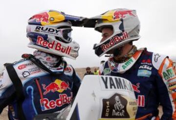 12ª etapa. Cyril Despres y Marc Coma.