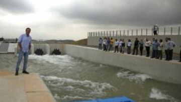 El alcalde de R&iacute;o de Janiero, Eduardo Paes, inaugura el circuito de eslalon de los Juegos Ol&iacute;mpicos de R&iacute;o 2016