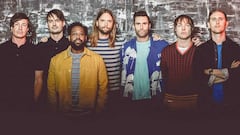 Imagen de todos los componentes del grupo de pop-rock estadounidense Maroon 5