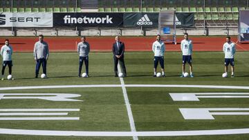 22/03/21 SELECCION ESPAÑOLA ESPAÑA ENTRENAMIENTO
LUIS ENRIQUE LUIS RUBIALES SERGIO RAMOS BUSQUETS PRESENTACION
NUEVO LOGO LOGOTIPO RFEF REAL FEDERACION ESPAÑOLA DE FUTBOL