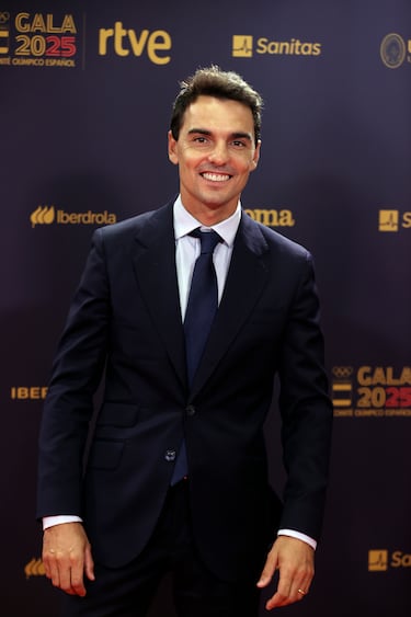 El regatista Jordi Xammar a su llegada a la Gala del Comité Olímpico Español.