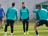 Antony, en un entrenamiento.