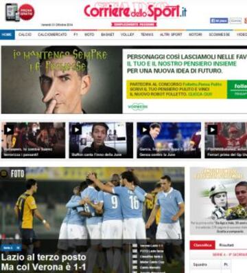 Portadas de la prensa extranjera