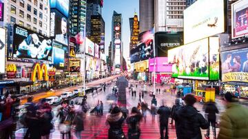 El Mundial se apodera de las pantallas de Times Square