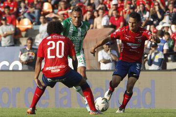 Los goles de Nacional fueron marcados por Pablo Cepellini y Yerson Candelo. Por el DIM anotaron Germán Cano y Elvis Perlaza.