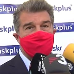 Laporta: "Estaré vigilante con lo que haga esta Junta con Messi"