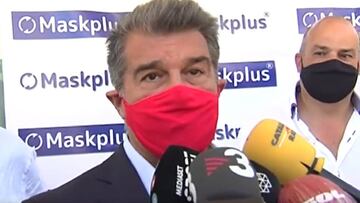 Laporta: "Estaré vigilante con lo que haga esta Junta con Messi"