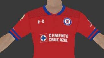 Debido a que en la plantilla de La Máquina aparecen cuatro jugadores de La Roja, así luciría un hipotético uniforme de los cementeros.