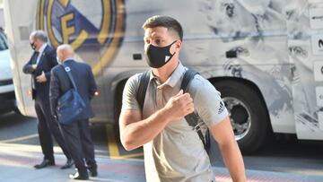 Jovic, con el Real Madrid.