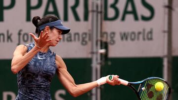 Olga Danilovic, contra Danielle Collins en Roland Garros.