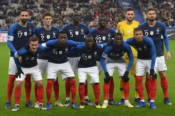El 20 de noviembre de 2018 debutó con la selección francesa con 23 años, 5 meses y 12 días. Fue en el Stade de France en un partido amistoso frente a Uruguay. 