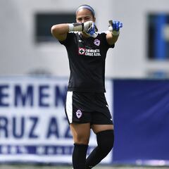 Itzayana González, arquera de Cruz Azul sufrió aparatoso golpe