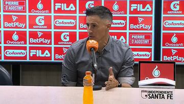 Pablo Peirano habla sobre el triunfo 3-1 de Santa Fe ante Envigado.