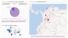 Mapa del coronavirus por departamentos en Colombia. Casos y muertes de este viernes 30 de abril de 2021. Hay 108.611 casos activos en todo el pa&iacute;s.