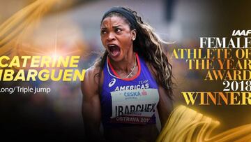 La atleta colombiana Caterine Ibargüen ganó el premio de la Atleta del Año 2018 de la IAAF, en la ceremonia realizada este martes en Mónaco.