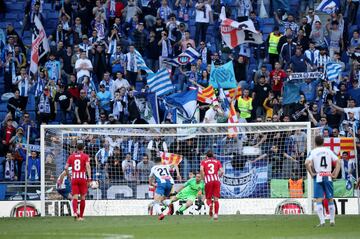 Espanyol 3-0 Atlético de Madrid | Borja Iglesias puso el 3-0 en el marcador tras transformar el penalti.