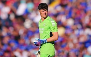 Kepa, durante el Clásico en Montjuïc.