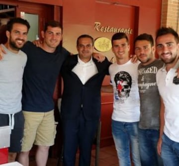 ikercasillasoficialComida en @acebodeboadilla con @cescf4bregas , @juanbernat, @paco93alcacer y @jose_gaya