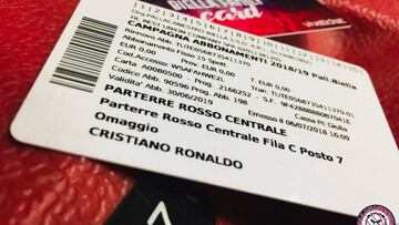 El Biella de basket le reserva su mejor asiento a Cristiano