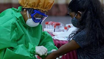 Photo by LAKRUWAN WANNIARACHCHI / AFP