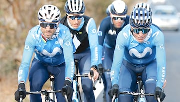 El Movistar muestra su tridente con el Tour en el horizonte