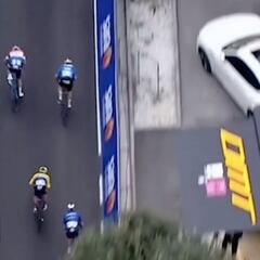 Así se desafía Sergio Higuita con Van der Poel y Van Aert