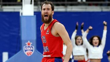 Sergio Rodríguez, uno de los referentes ofensivos del CSKA.